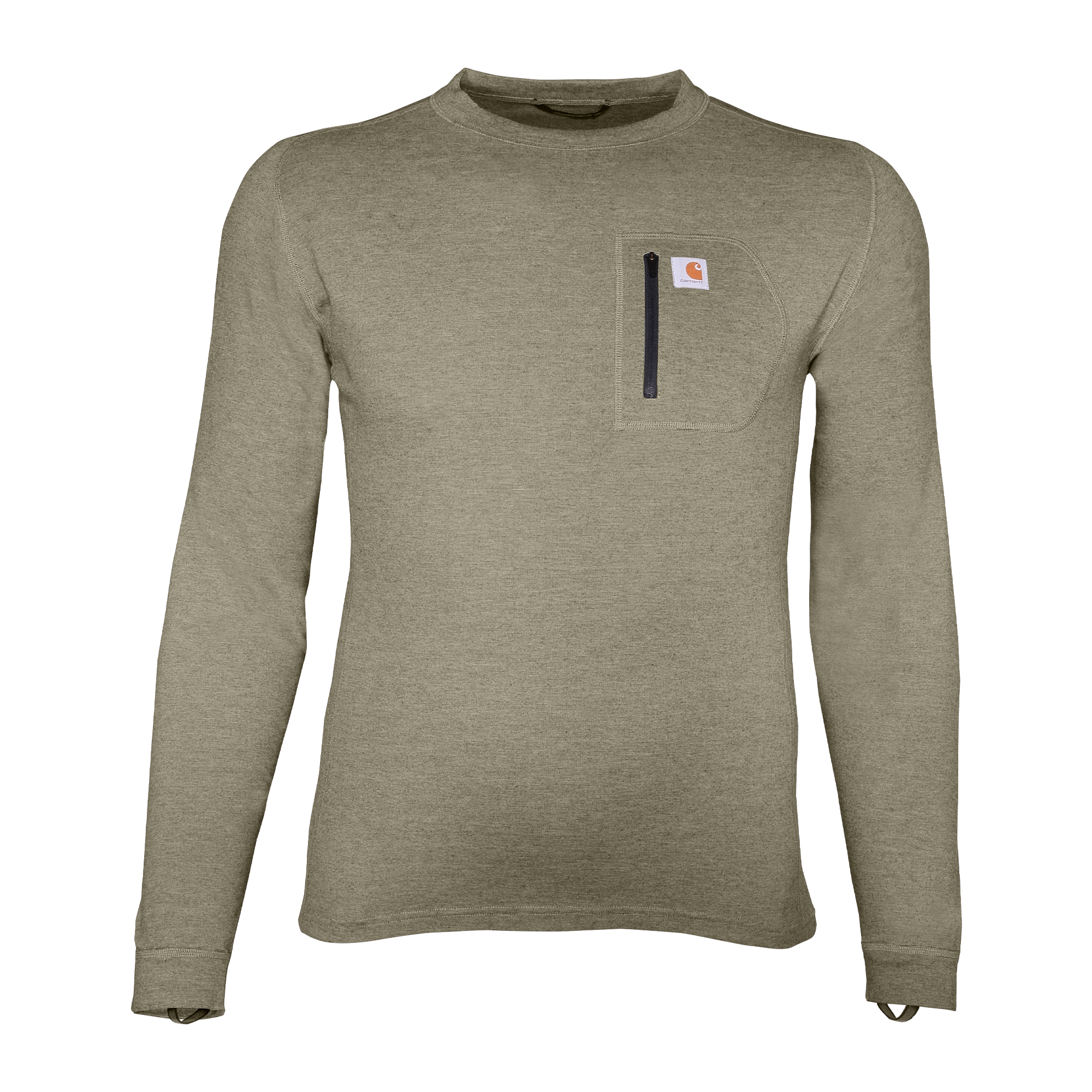 Picture of Carhartt MBL110 Mens FORCE® HW Heathered Knit BL Crewneck Pocket Top